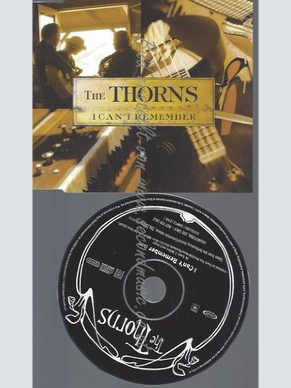 CD--PROMO--THE THORNS--I CAN'T REMEMBER