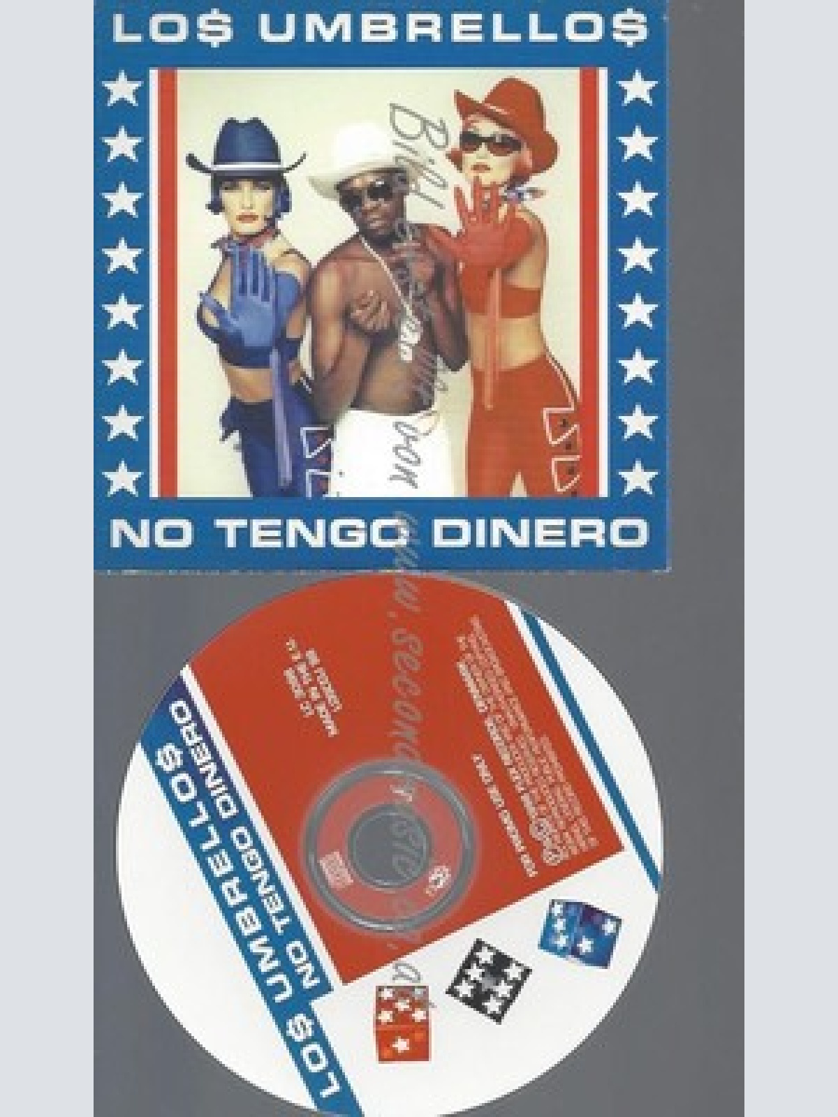 CD--PROMO--LOS UMBRELLOS--NO TENGO DINERO--2 TRACKS