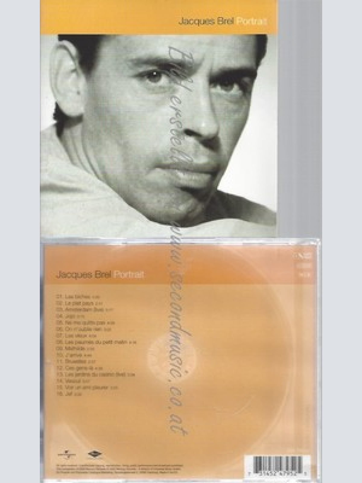 CD--JACQUES BREL -- -- PORTRAIT