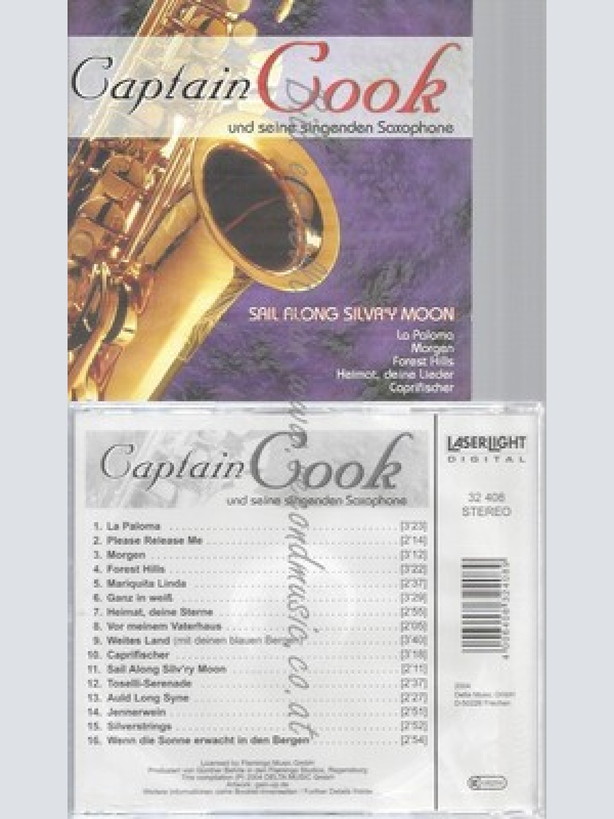 CD--CAPTAIN COOK UND SEINE SINGENDEN SAXOPHONE -- SAIL ALONG SILVR`Y MOON