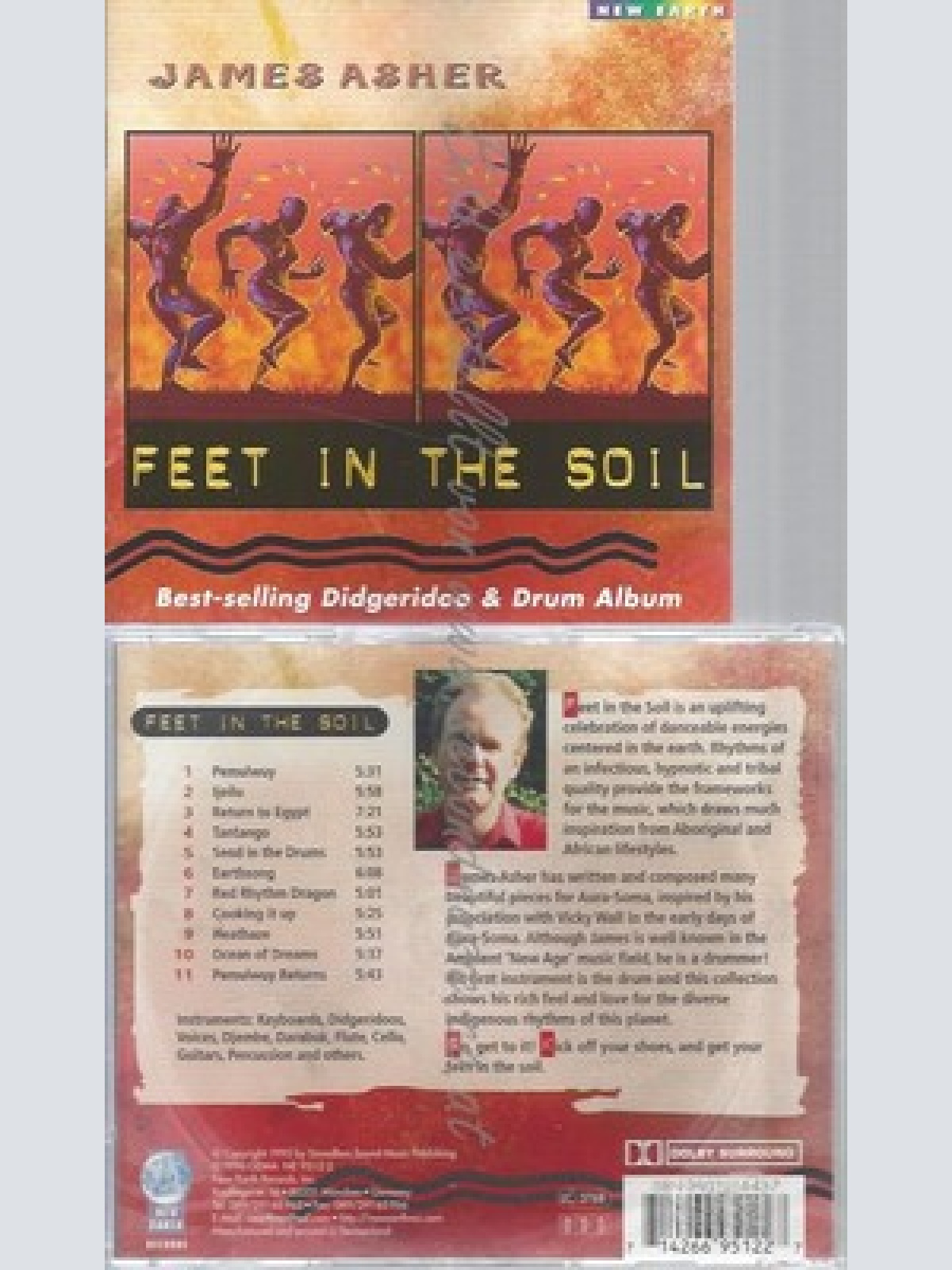 CD--JAMES ASHER -- -- FEET IN THE SOIL