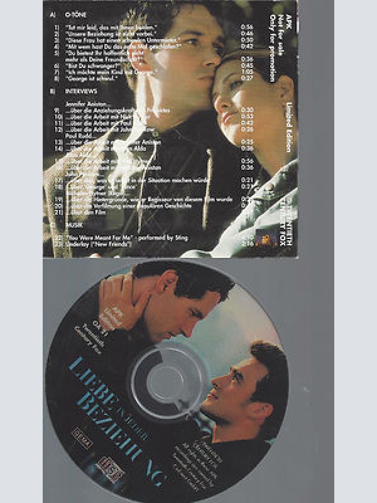 CD-PROMO APK-LIEBE IN JEDER BEZIEHUNG--STING