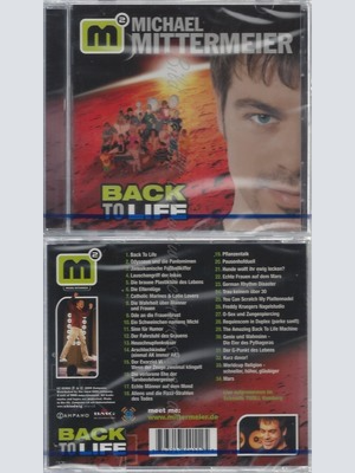 CD--NM-SEALED-MICHAEL MITTERMEIER -2000- -- BACK TO LIFE
