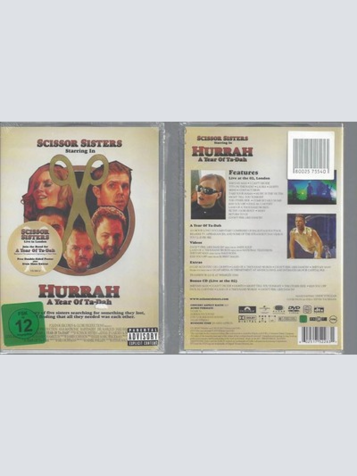 SCISSOR SISTERS--HURRAH--A YEAR OF TAH-DAH