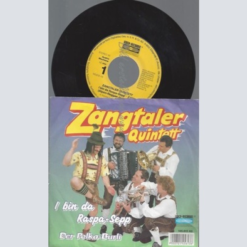 7"/ZANGTALER QUINTETT--I BIN DA RASPA SEPP