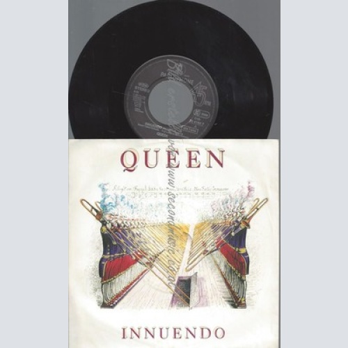 7"/QUEEN INNUENDO--COVER BESCHÄDIGT