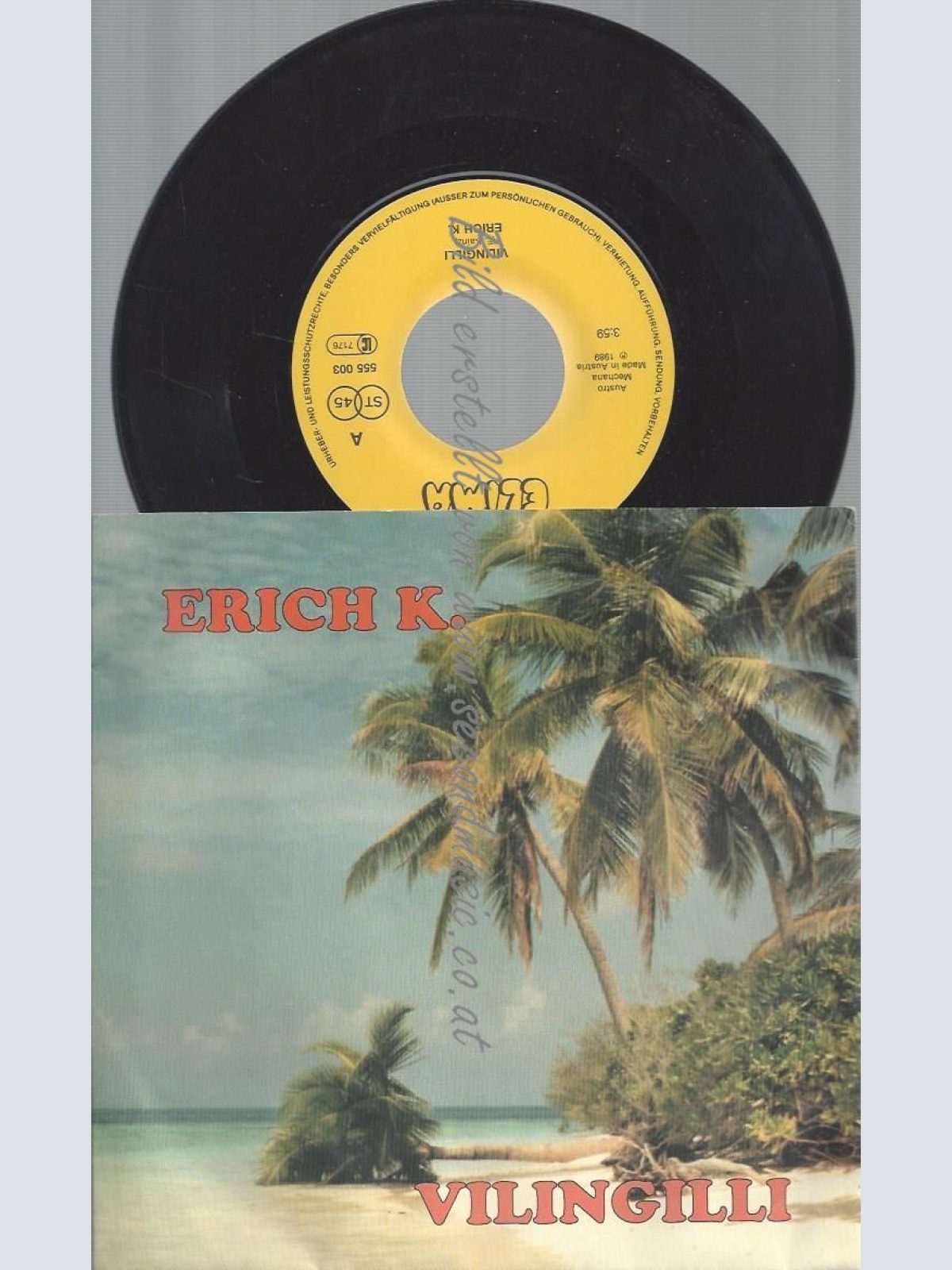 7" ERICH K VILINGILLI // MIT AUTOGRAMM