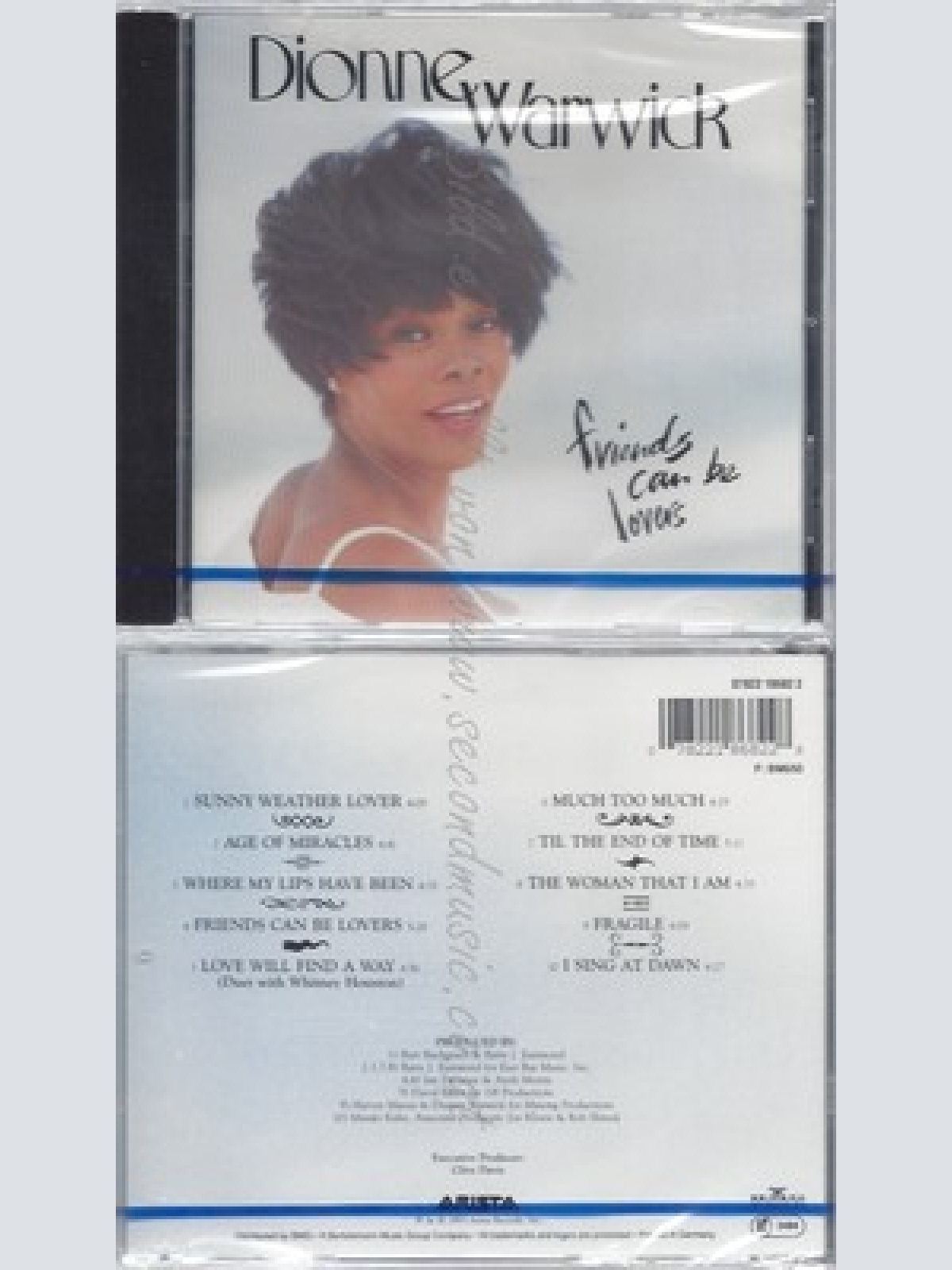 CD--NM-SEALED-DIONNE WARWICK -1985- -- FRIENDS CAN BE LOVERS