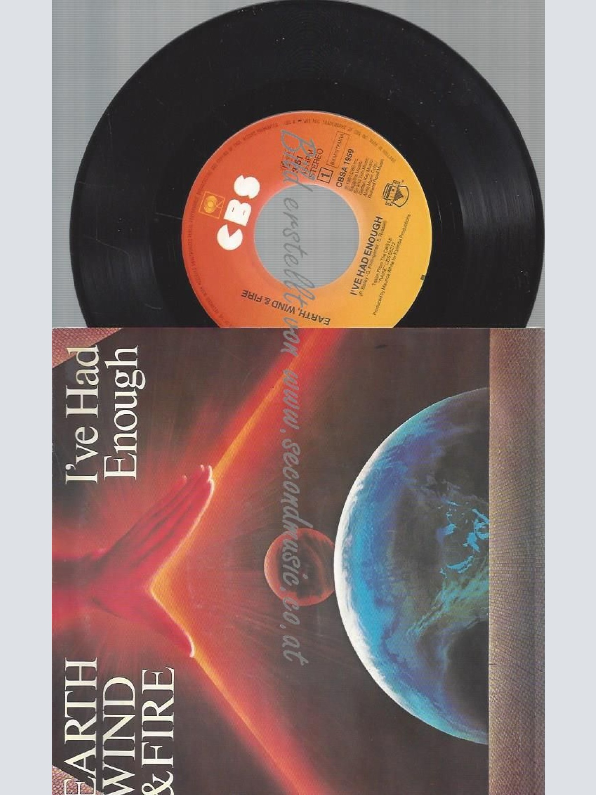 7" Earth, Wind & Fire – I've Had Enough