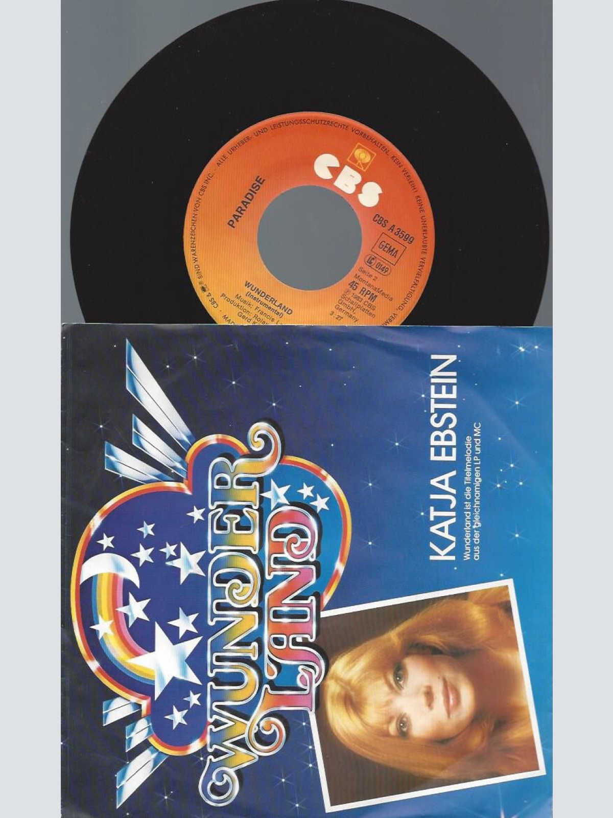 7"  Katja Ebstein – Wunderland