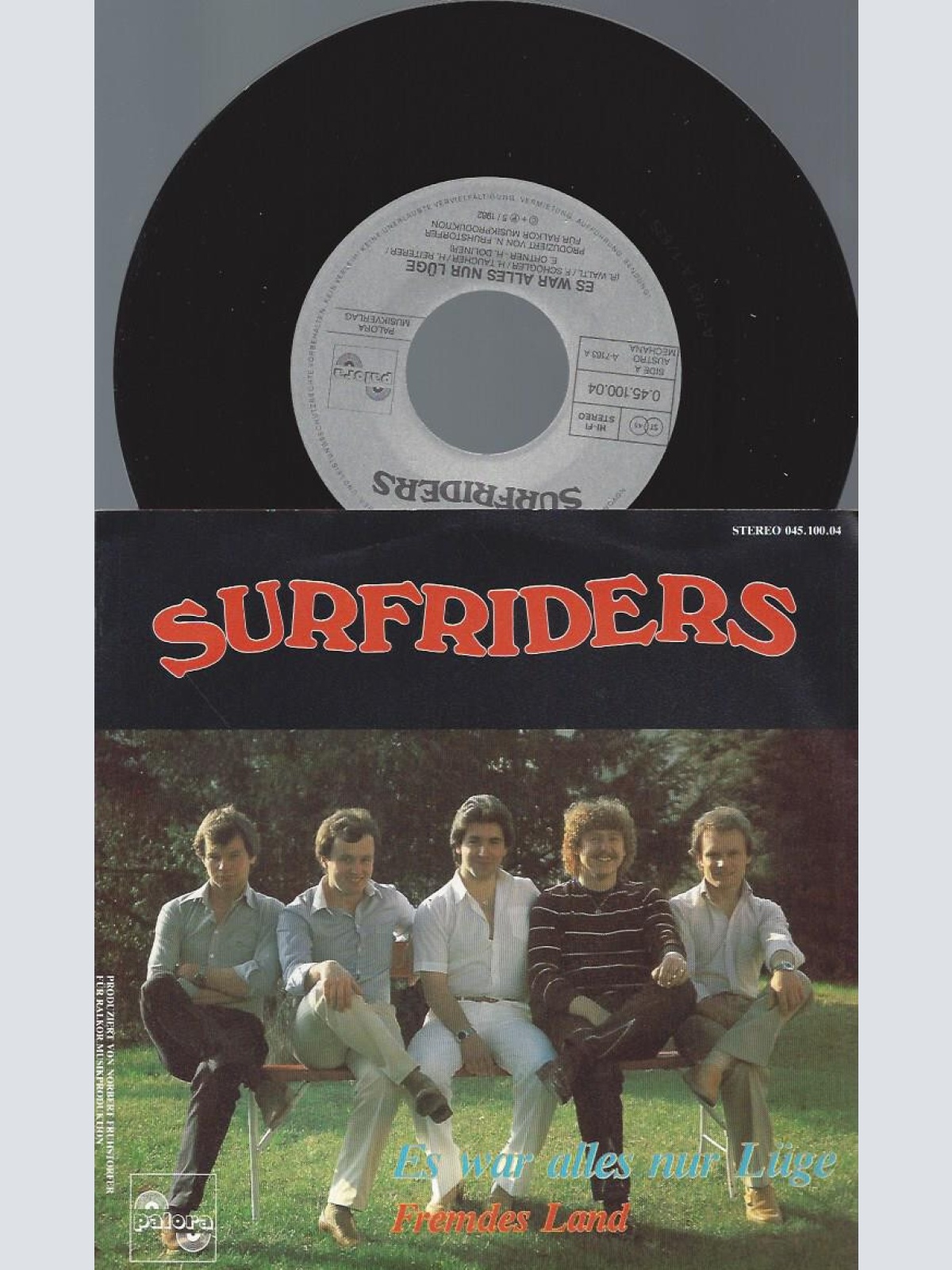 7" Surfriders – Es War Alles Nur Lüge