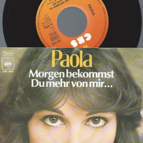 7" Paola  – Morgen Bekommst Du Mehr Von Mir..