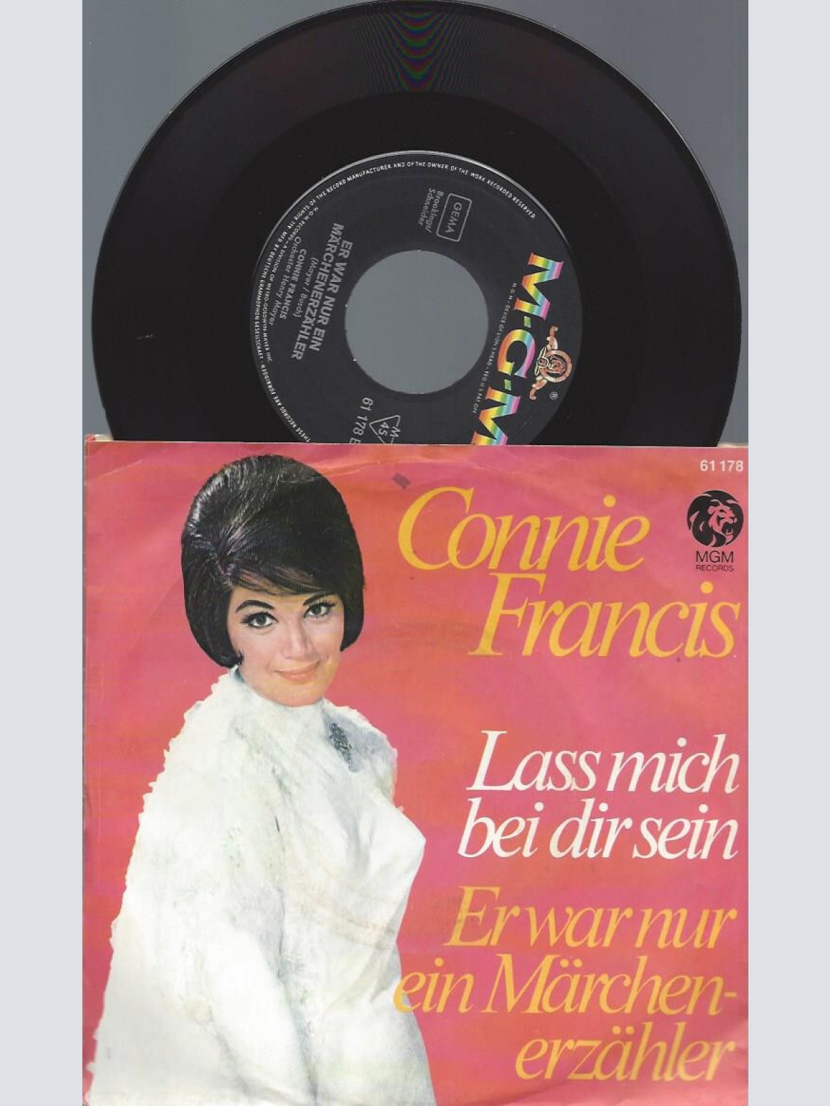 7"  Connie Francis – Laß Mich Bei Dir Sein