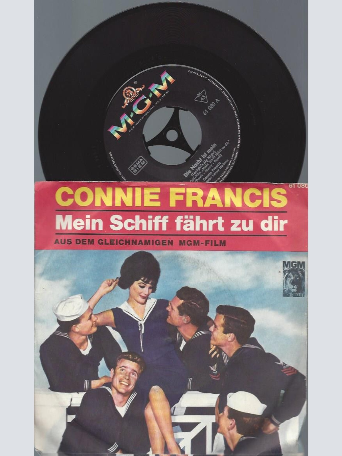 7"  Connie Francis – Die Nacht Ist Mein