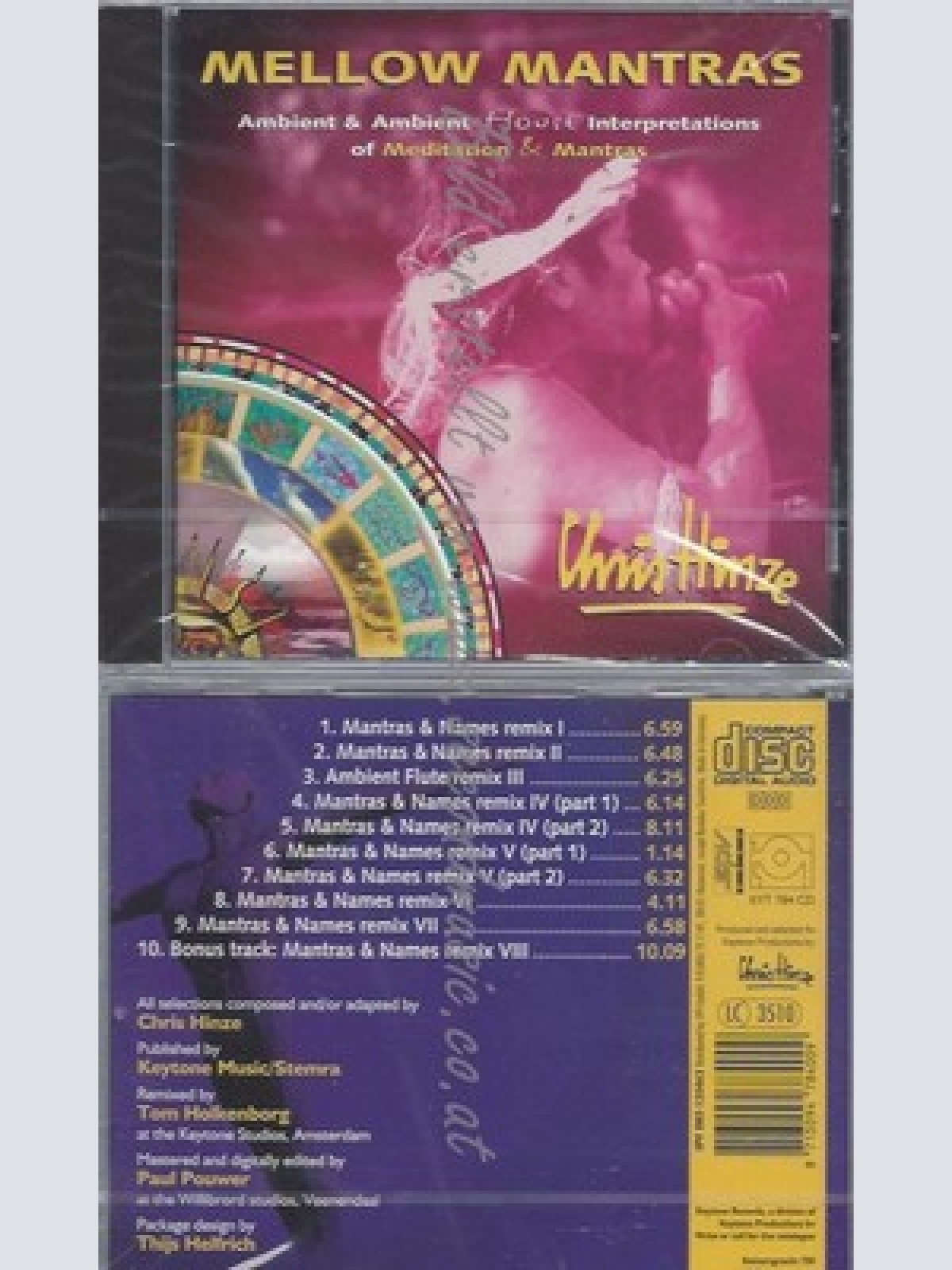 CD--CHRIS HINZE COMBINATION--MELLOW MANTRAS