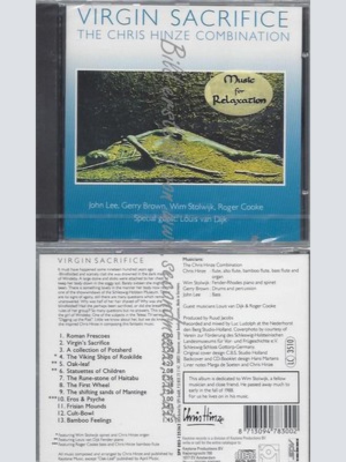 CD--CHRIS HINZE COMBINATION--VIRGIN SACRIFICE