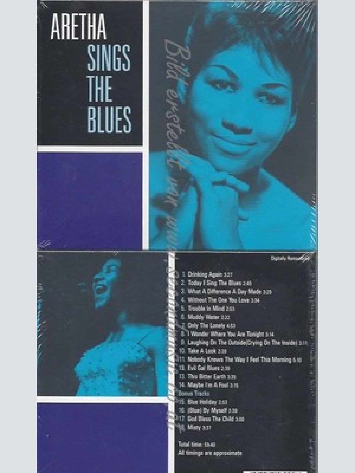 CD--ARETHA FRANKLIN--ARETHA SINGS THE BLUES