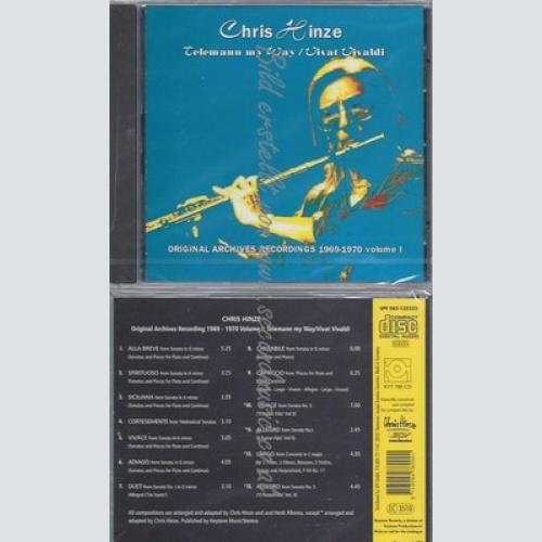 CD--IVAT VIVALDI/ CHRIS HINZE COMBINATION--TELEMANN MY WAY