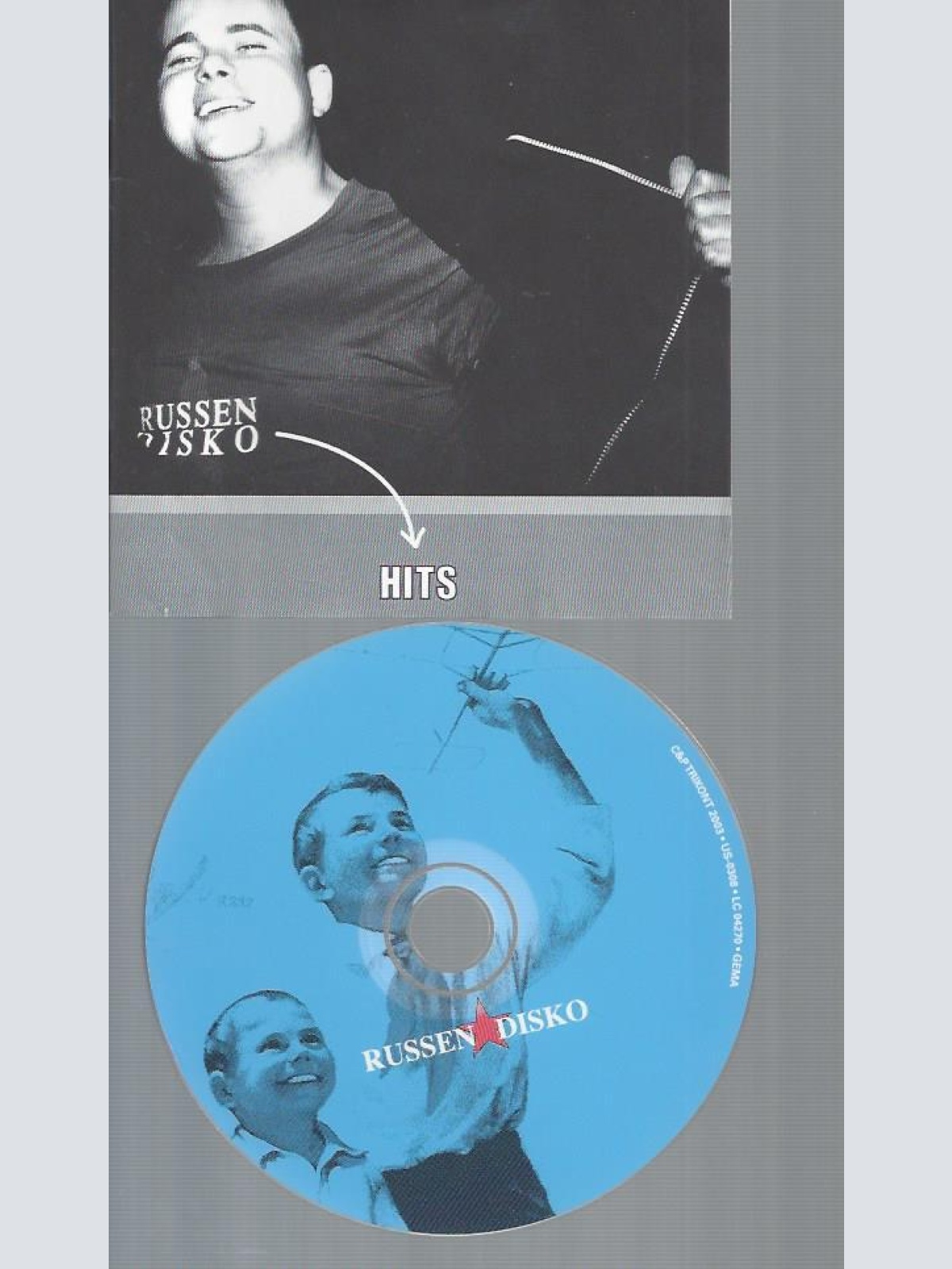 CD--RUSSEN DISKO HITS // NO BACKCOVER !!!
