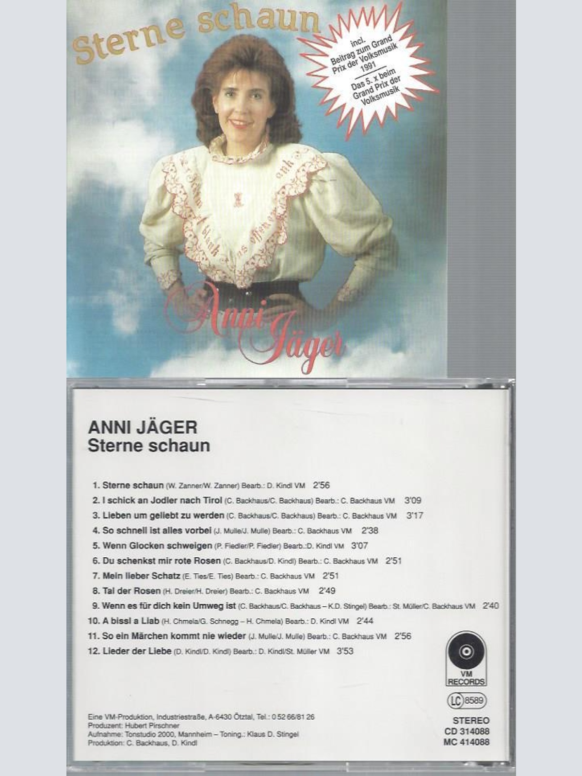 CD--ANNI JÄGER STERNE SCHAUN
