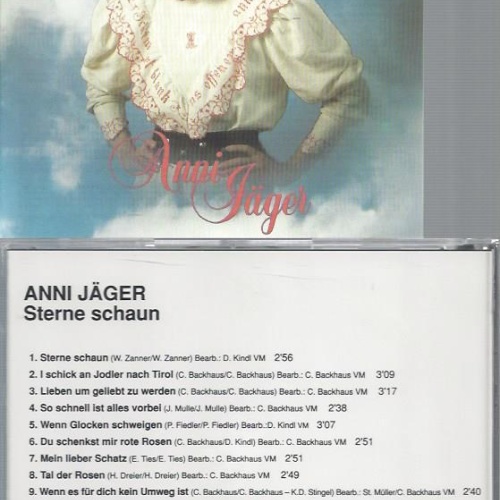 CD--ANNI JÄGER STERNE SCHAUN