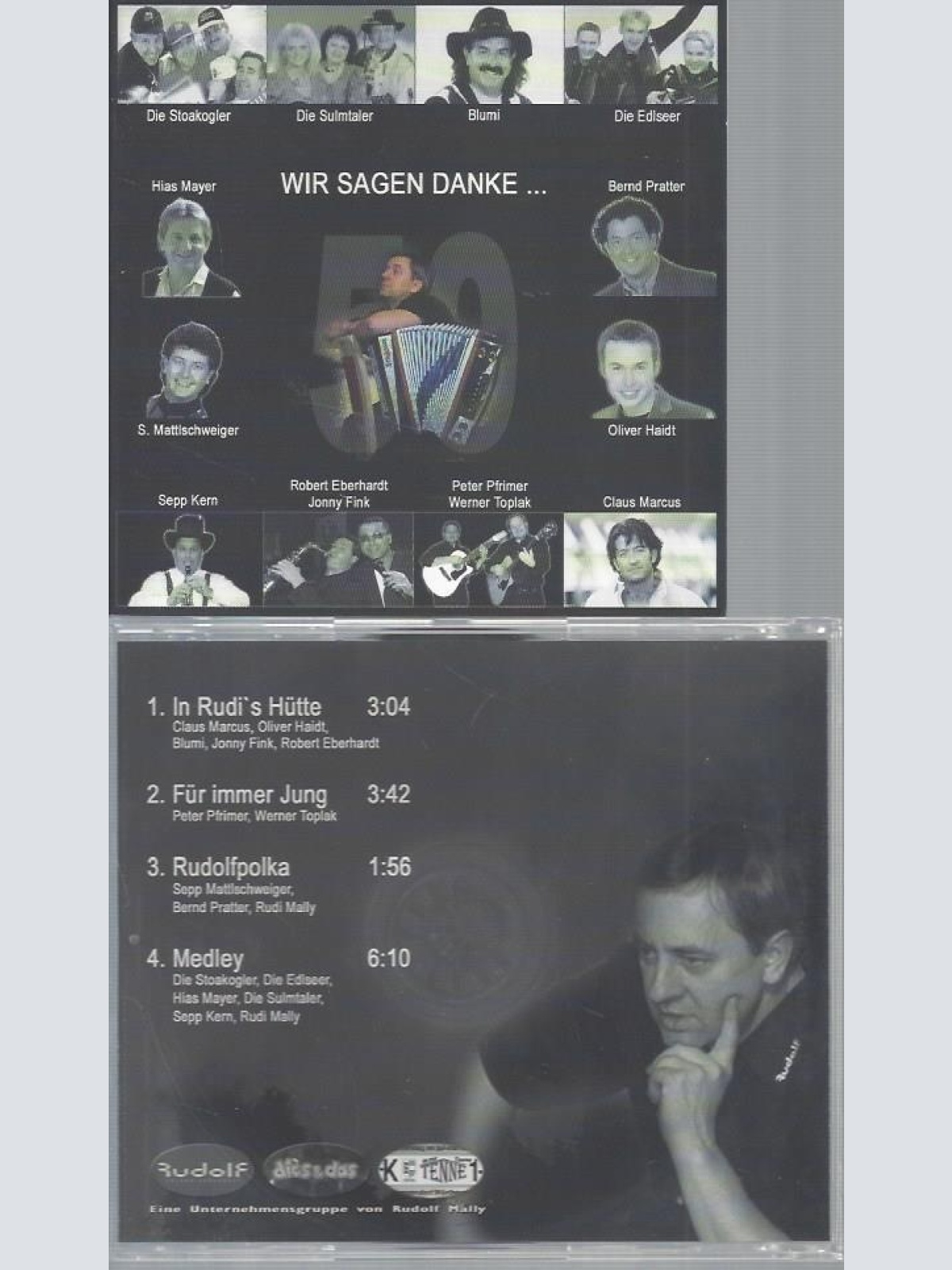 CD--50 JAHRE RUDOLF MAHLY WIR SAGEN DANKE