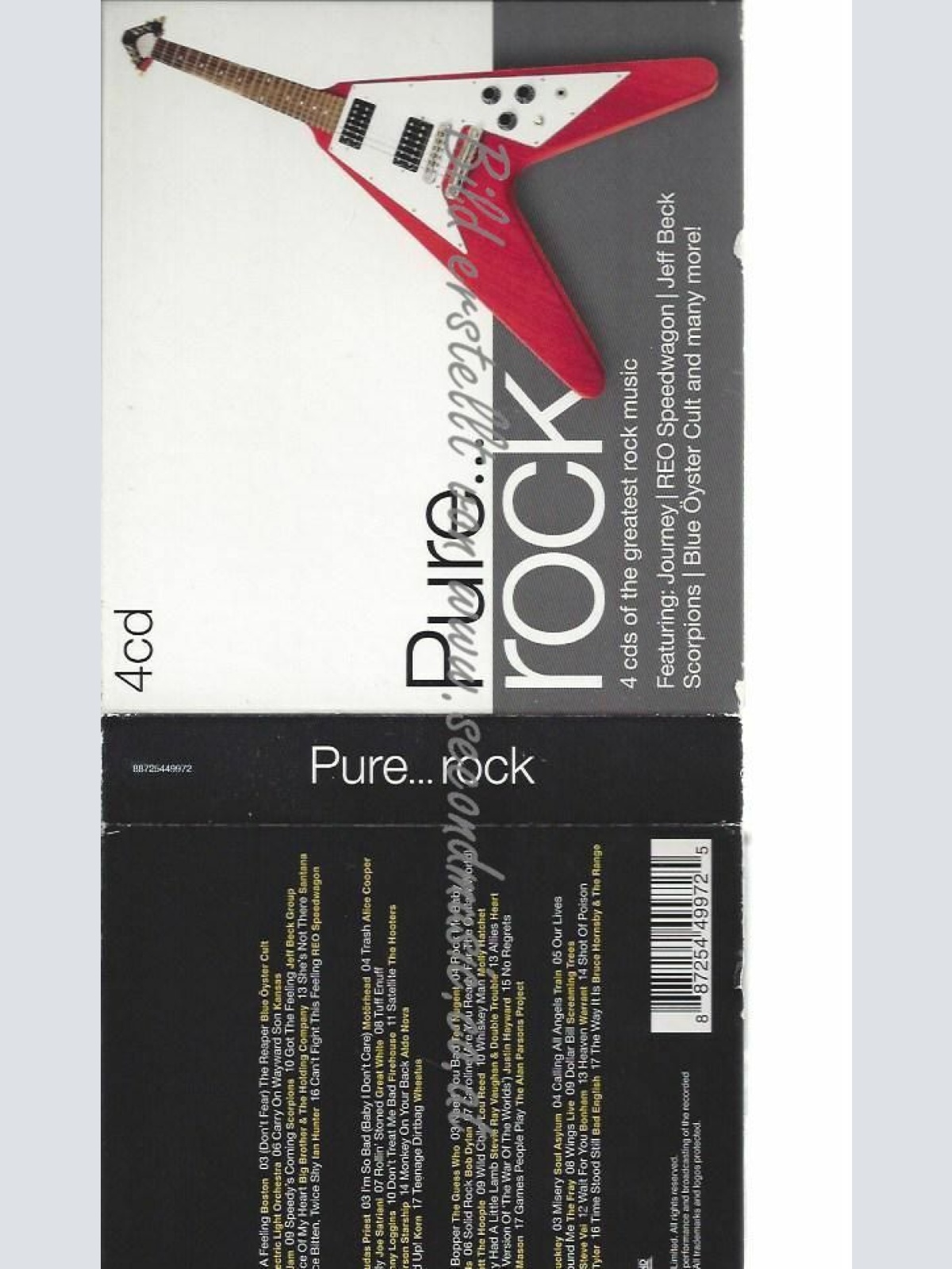 CD--VARIOUS | --PURE...ROCK 4CDs