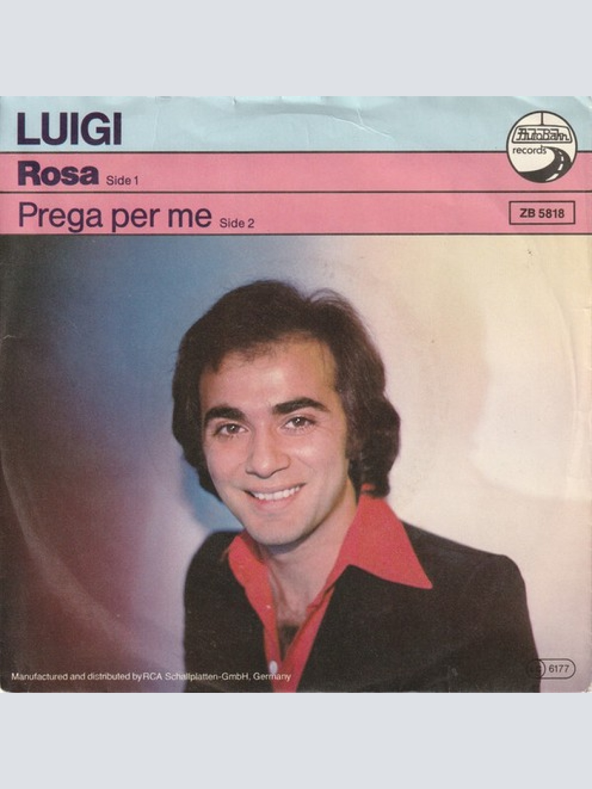 7", Single Luigi Verderame - Rosa / Prega Per Me