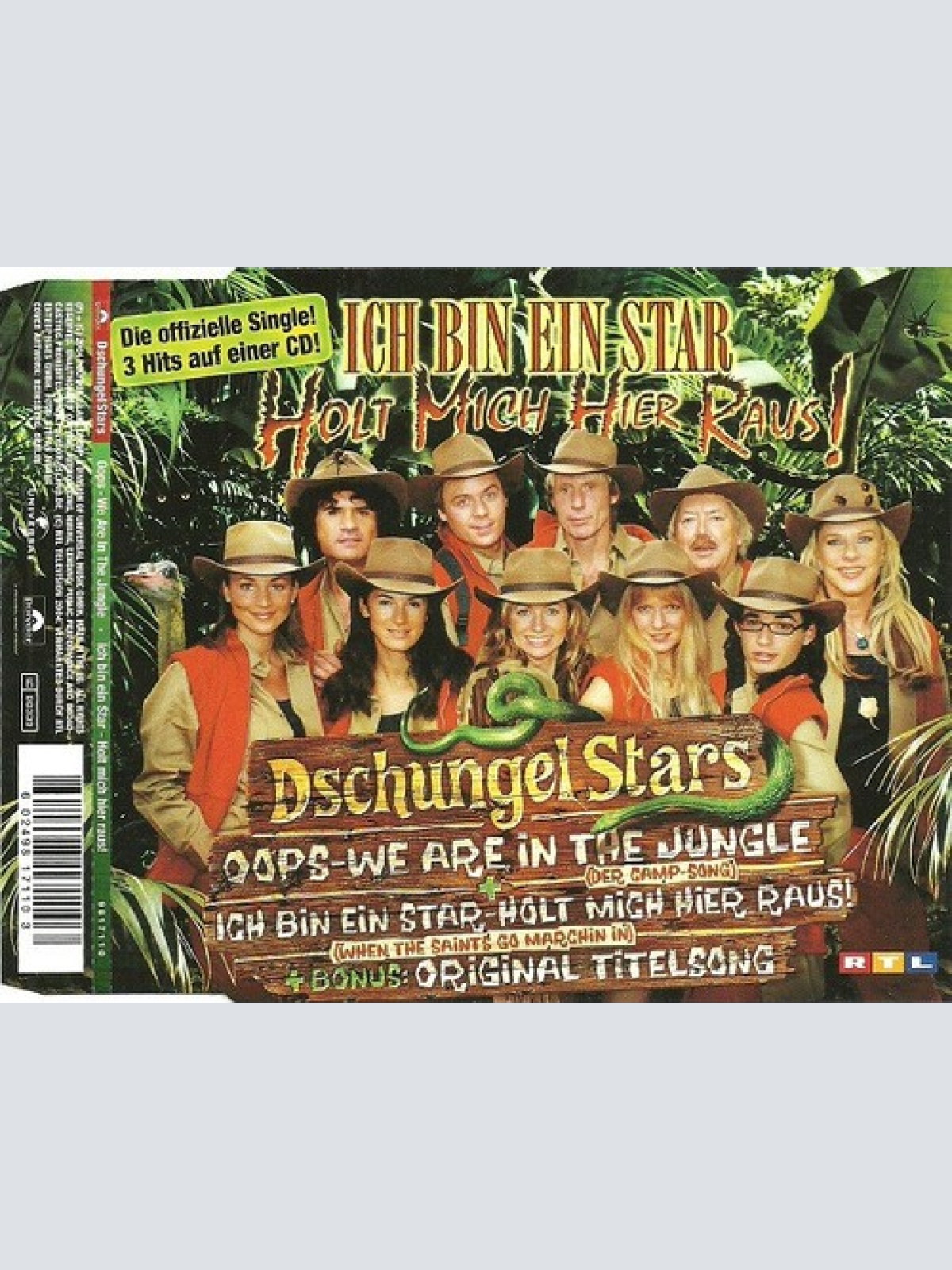 CD, Maxi, Copy Prot. Dschungel Stars* - Oops - We Are In The Jungle (Der Camp...