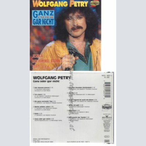 CD--WOLFGANG PETRY--    GANZ ODER GAR NICHT