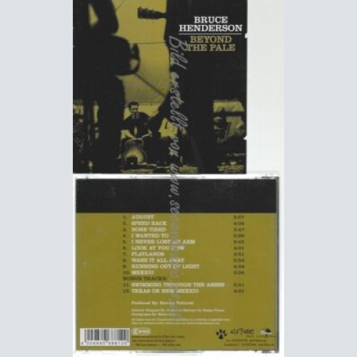 CD--BRUCE HENDERSON--    BEYOND THE PALE