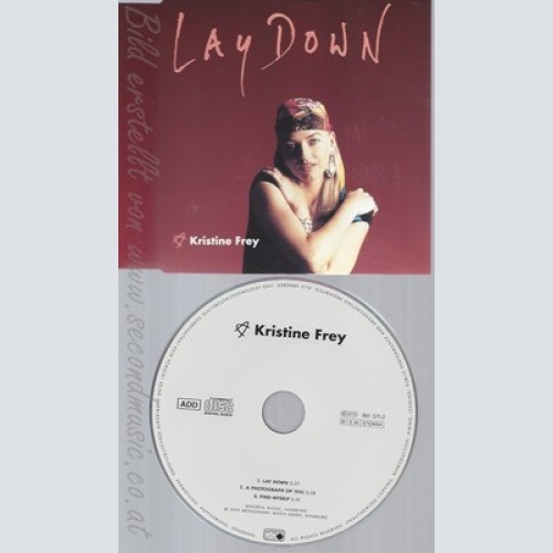 CD--KRISTINE FREY -- - SINGLE -- LAY DOWN -3 TRACKS, -