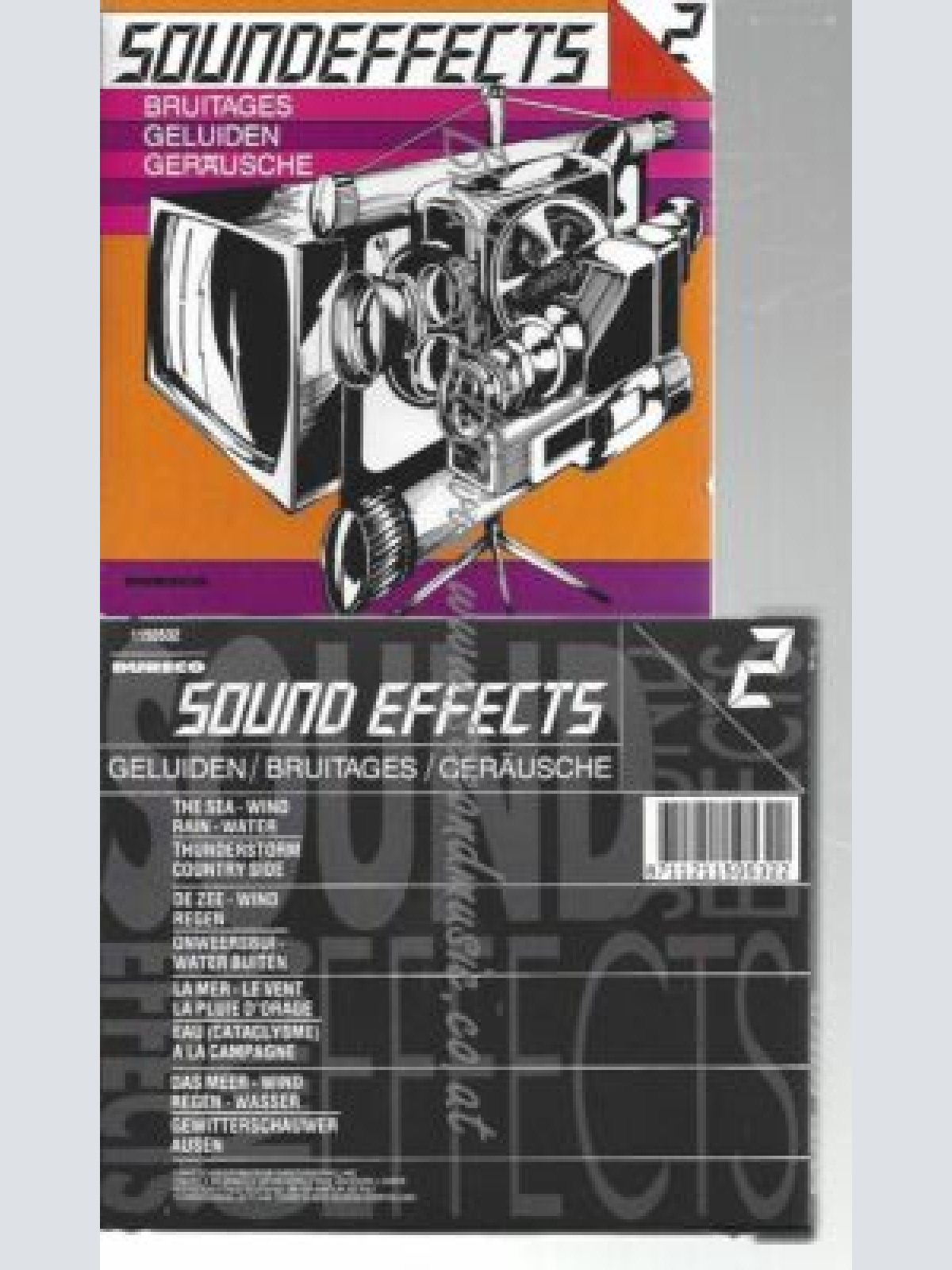 CD--ENVIRONMENTAL & ECOLOGICAL SOU--    SOUND EFFECTS 2 VOL.