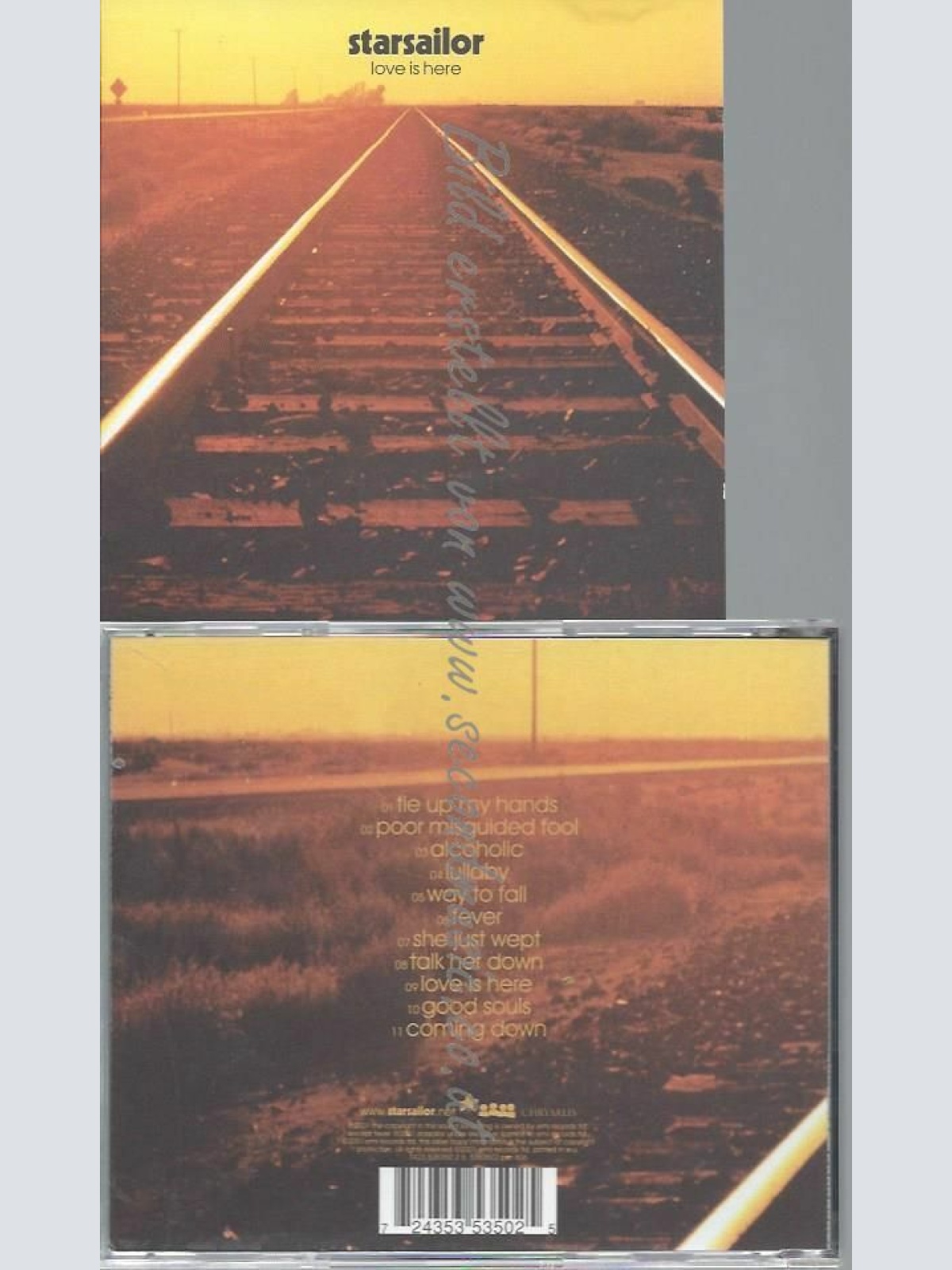 CD--STARSAILOR | --LOVE IS HERE