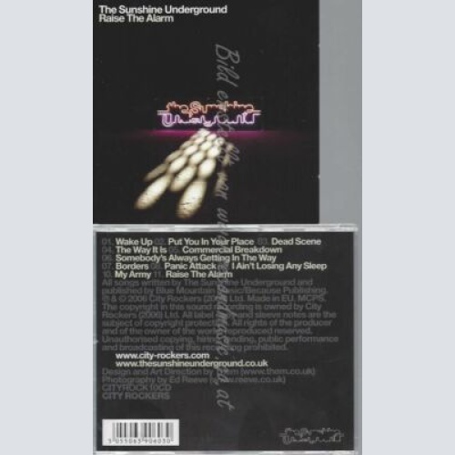 CD--THE SUNSHINE UNDERGROUND | --RAISE THE ALARM