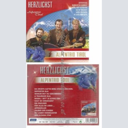CD--ALPENTRIO TIROL--    HERZLICHST-UNSERE GROSSEN HIT