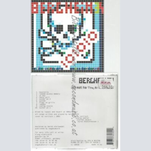 CD--BERGHEIM  | --IT'S NOT FOR YOU,AS IT IS FOR US