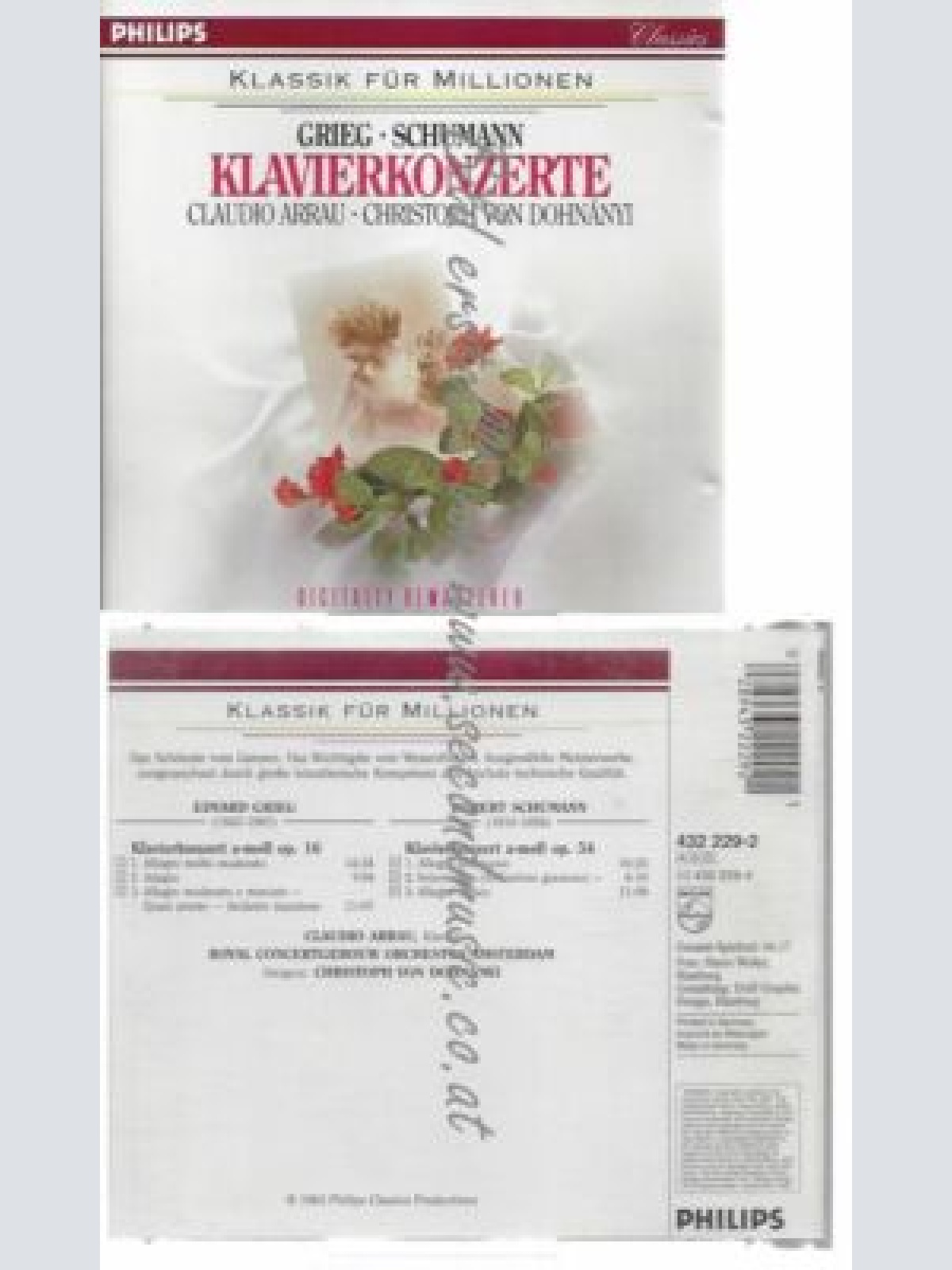 CD--LAV.KON.OP/ ARRAU, DOHNANYI, ET AL. | --KLAVIERKON.OP.