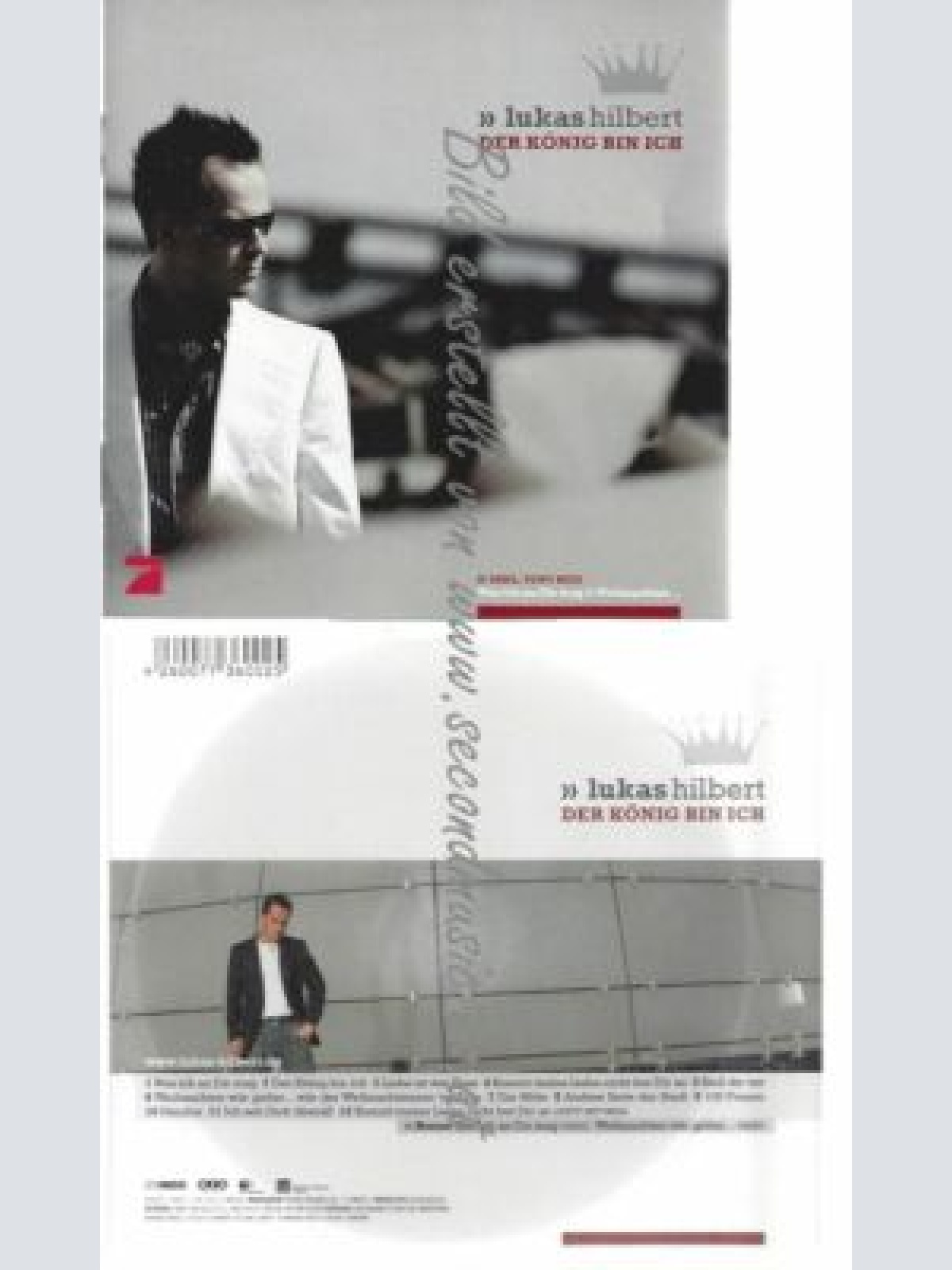 CD--LUKAS HILBERT--    DER KÖNIG BIN ICH