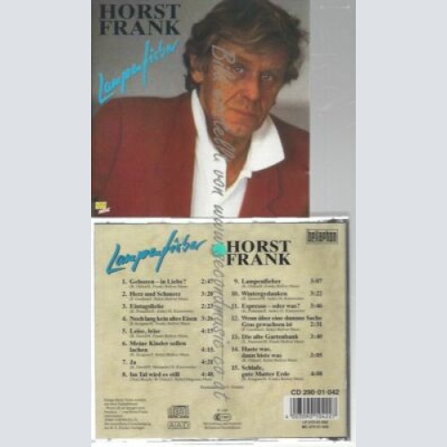 CD--HORST FRANK--    LAMPENFIEBER