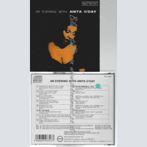 cd-- Anita O'Day – An Evening With Anita O'Day