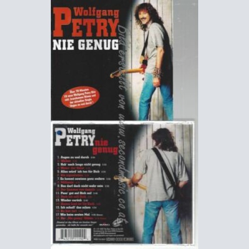 CD--WOLFGANG PETRY--    NIE GENUG