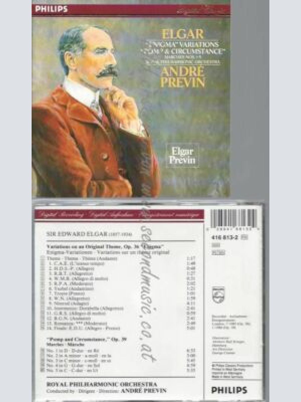 CD--POMP UND CIRCUMSTANCES/ PREVIN, RPO, ET AL. | --ENIGMA-VARIATIONEN