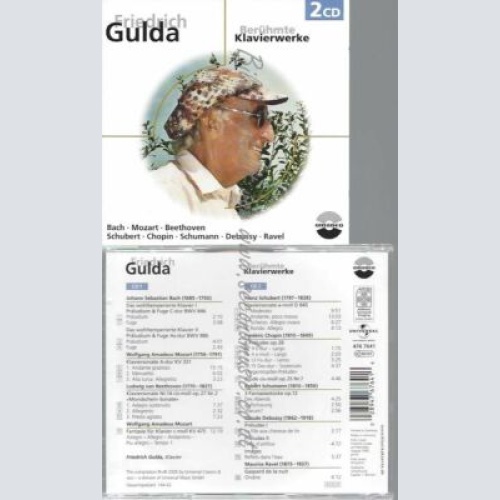 CD--GULDA,FRIEDRICH, BACH, ET AL. | --BERÜHMTE KLAVIERWERKE (ELOQUENCE)