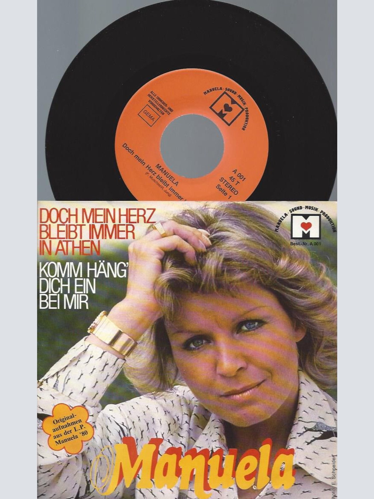 7" Manuela  – Doch Mein Herz Bleibt Immer In Athen