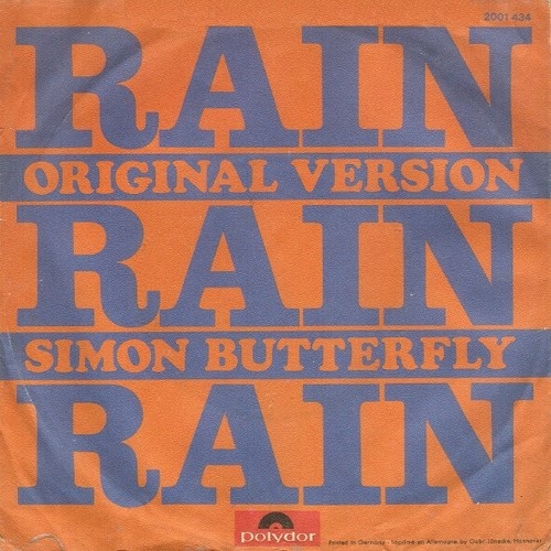 7", Single Simon Butterfly - Rain Rain Rain (Original Version)