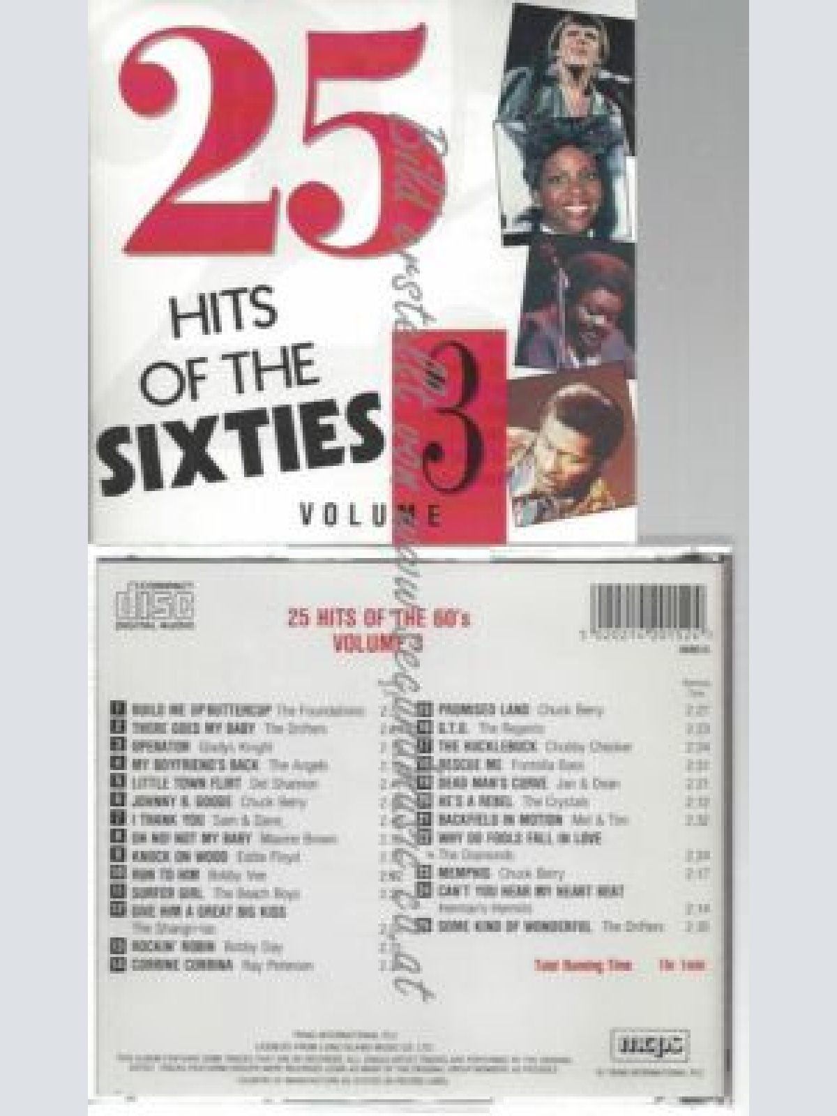 CD-- Various  25 Hits Of The 60's Volume 3