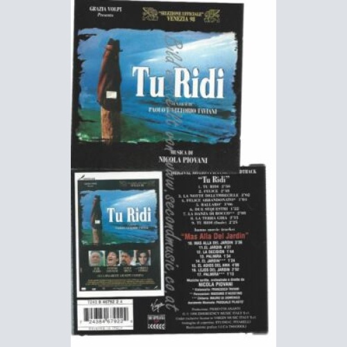 CD--SOUNDTRACK -NICOLA PIOVANI---    TU RIDI -ITALIEN -