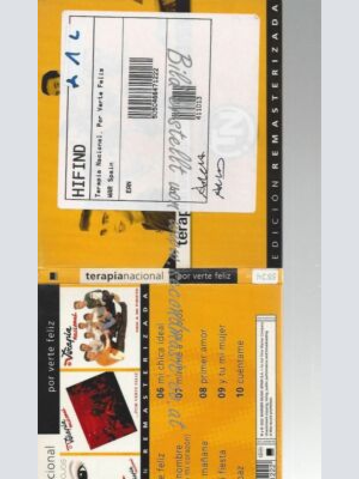 CD--TERAPIA NACIONAL--    POR VERTE FELIZ |