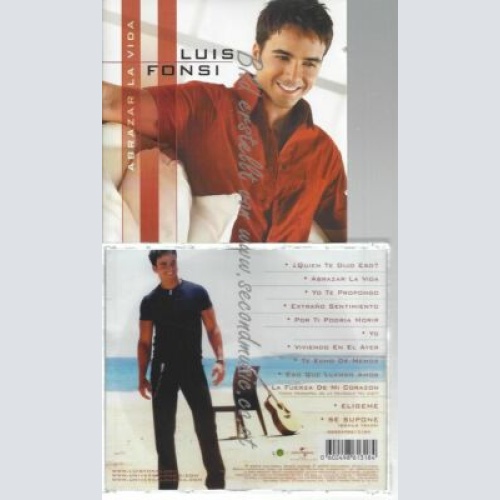 CD--LUIS FONSI--    ABRAZAR LA VIDA